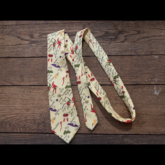 Vintage Arkle Scotland Shakespeare Plays Silk Tie - Picture 1 of 12